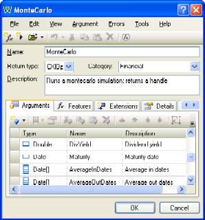 Small screen-shot of XLL+ Function Wizard. Click to see full-size image.