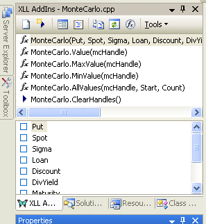 Small screen-shot of XLL Add-ins window. Click to see complete image.